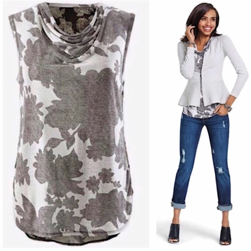 CAbi Style 3057 Tango Floral Tank Top Size S
